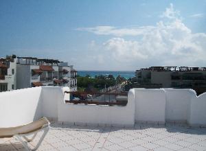 PLAYA DEL CARMEN AFFITTO APPARTAMENTI PLAYA MAMITAS 5A AVENIDA LUNA ANTIGUA 9 ROOF TERRACE 2009 1
